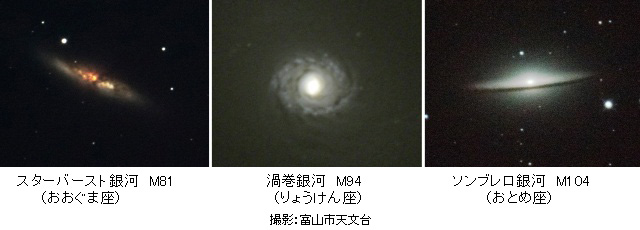 富山市天文台で撮影した銀河
