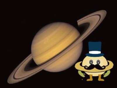9月の星空の部屋 土星