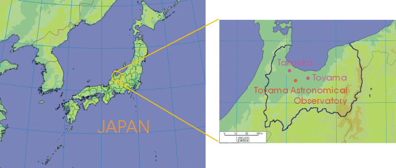 Position of Toyama