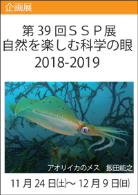 写真展「第39回SSP展 自然を楽しむ科学の眼2018-2019」