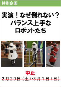 実演！なぜ倒れない？バランス上手なロボットたち