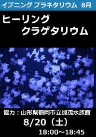 イブニングプラネタリウム「ヒーリングクラゲタリウム」