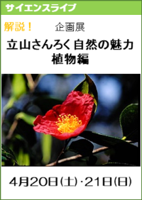 サイエンスライブ「解説！企画展「立山さんろく自然の魅力」―植物編―」