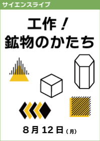 サイエンスライブ「工作！鉱物のかたち」