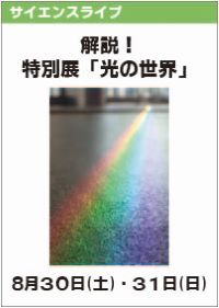 サイエンスライブ「解説！特別展「光の世界」」