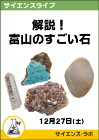 サイエンスライブ「解説！富山のすごい石」