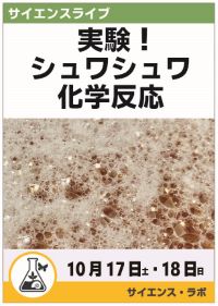 サイエンスライブ「実験！シュワシュワ化学反応」